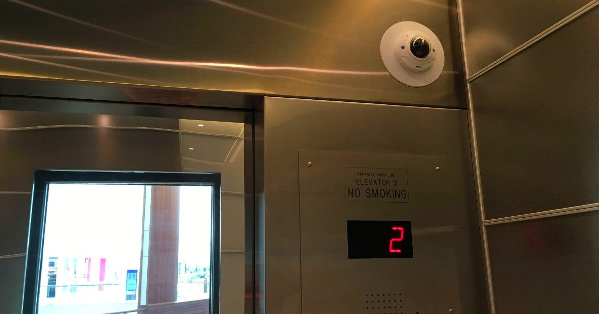 Видеонаблюдение в лифте Новокузнецк, установка камер по цене от 6370 руб.